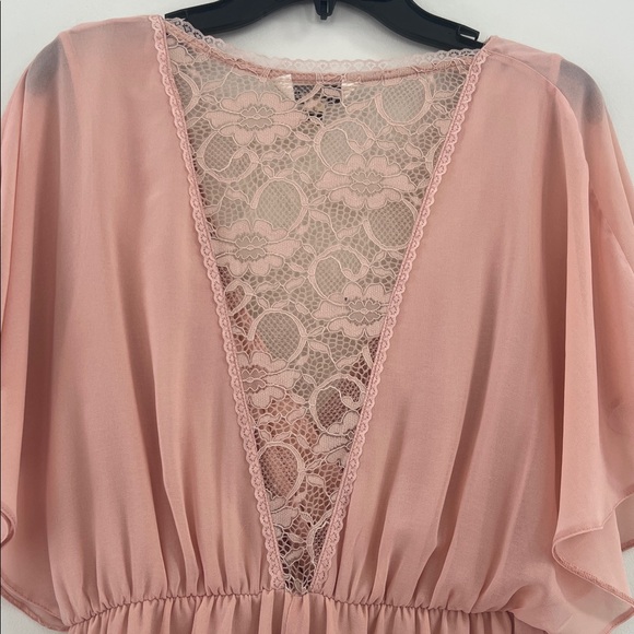 Miss Selfridge Pink Lace Jumpsuit - Picture 6 of 6